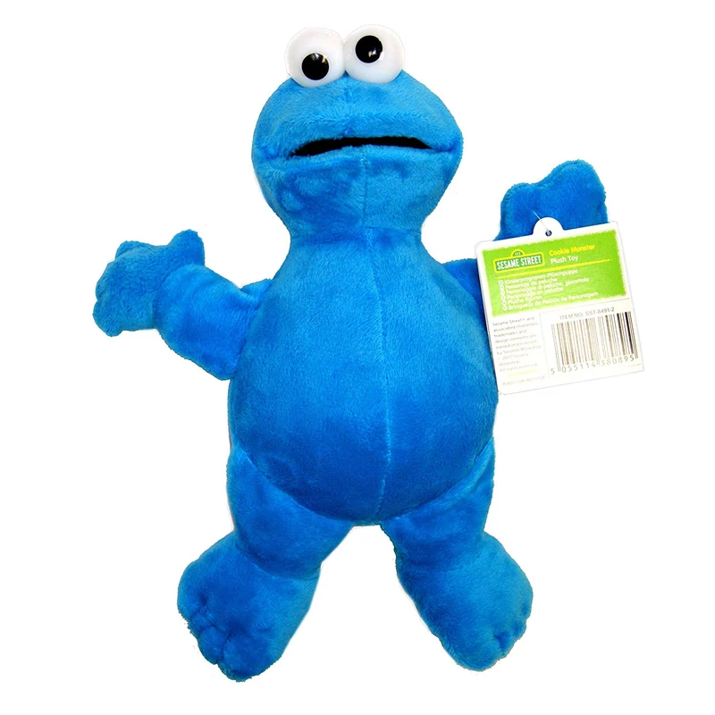 Szezám utca Süti szörny plüssfigura 27 cm - Cookie Monster plüss