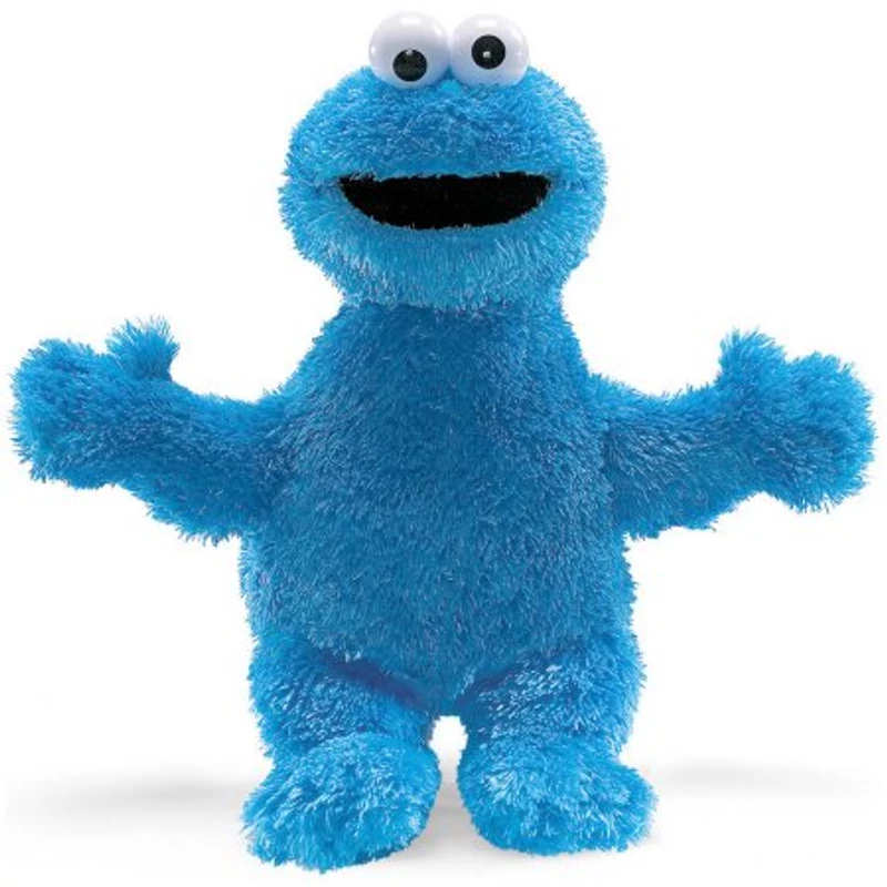 Szezám utca Süti szörny plüssfigura 38 cm - Cookie Monster plüss