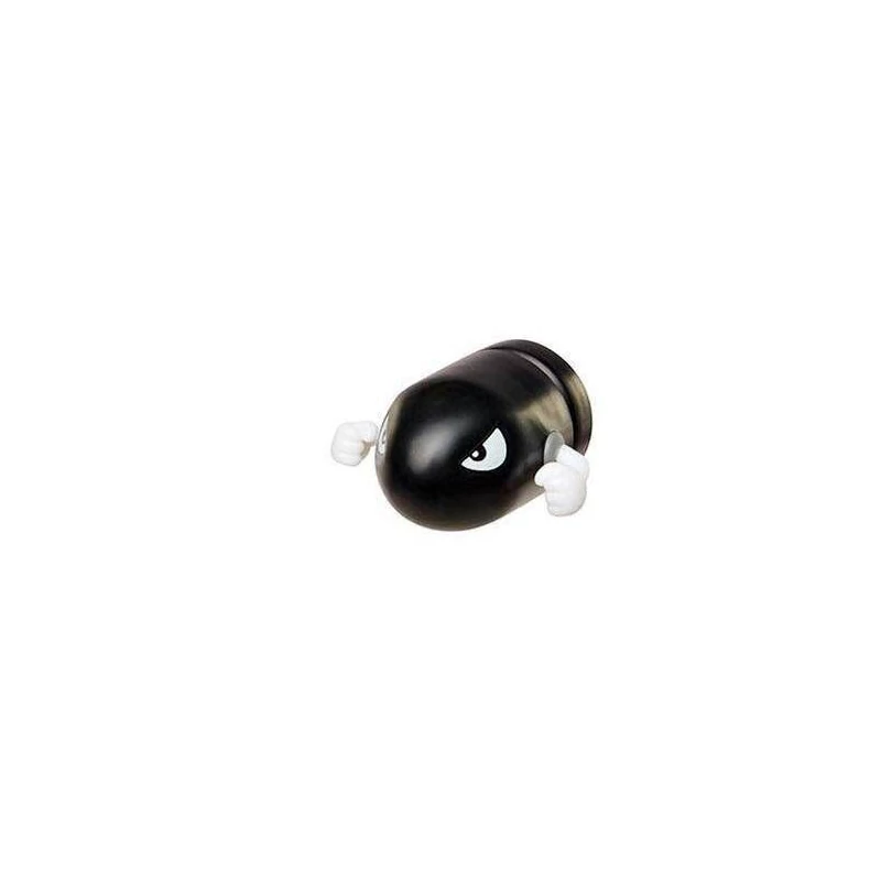 Szuper Márió Bullet bill műanyag figura 6 cm - Super Mario Bullet bill figura