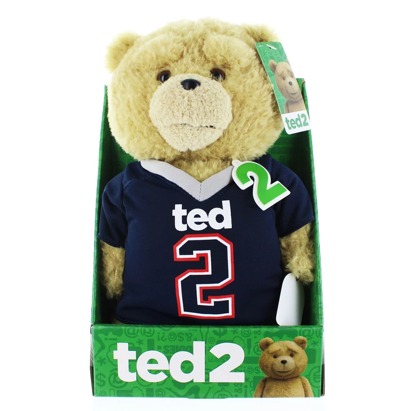 Ted angolul beszélő foci mezes plüssfigura 26 cm - Ted plüss