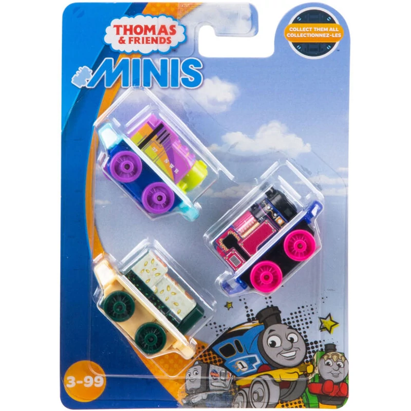 Thomas a gőzmozdony mini figura szett 3 db