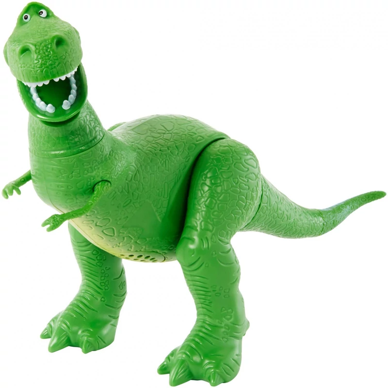Toy Story Rex angolul beszélő, mozgatható, Rex műanyag figura 28 cm