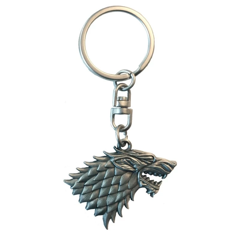 Trónok Harca Stark ház 3D kulcstartó