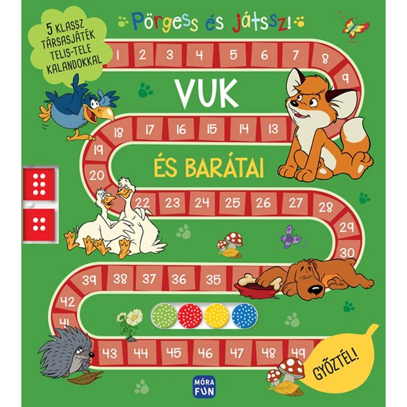 Pörgess és játssz! - Vuk és barátai társasjáték