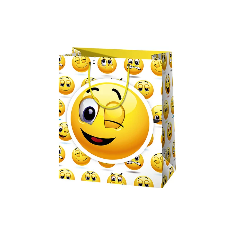 Ajándéktasak Smile mintás - óriás