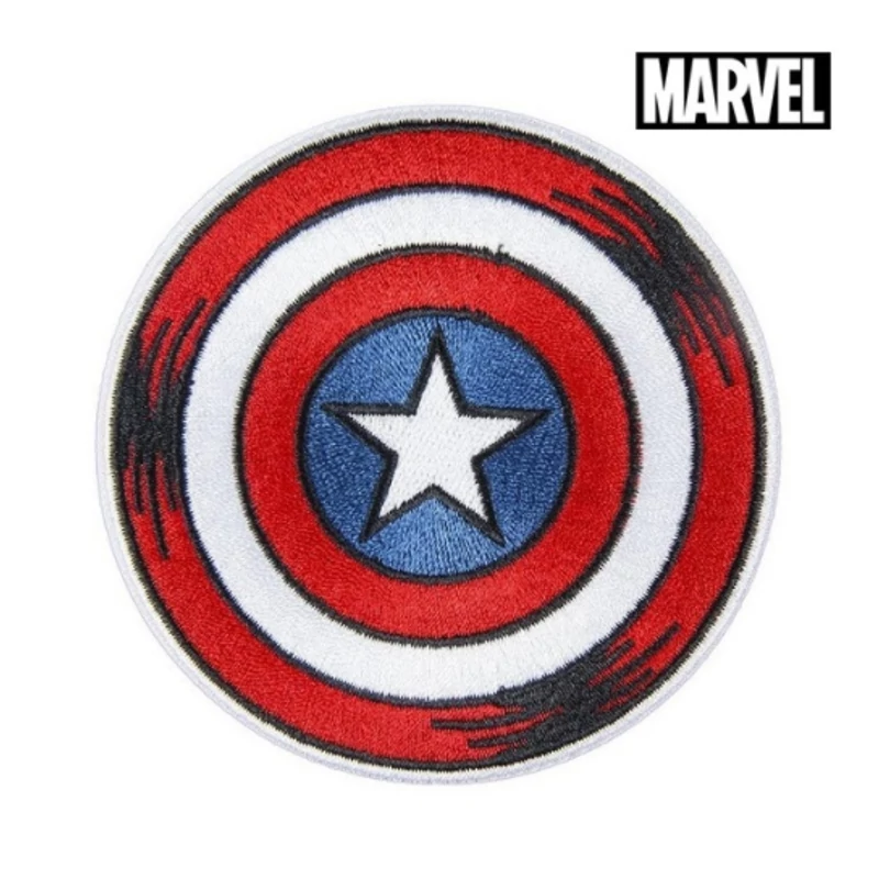 Avengers Bosszúállók Amerika Kapitány pajzs alakú vasalható felvarró