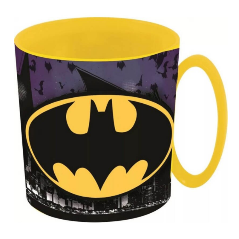 Batman logós mikrózható műanyag bögre