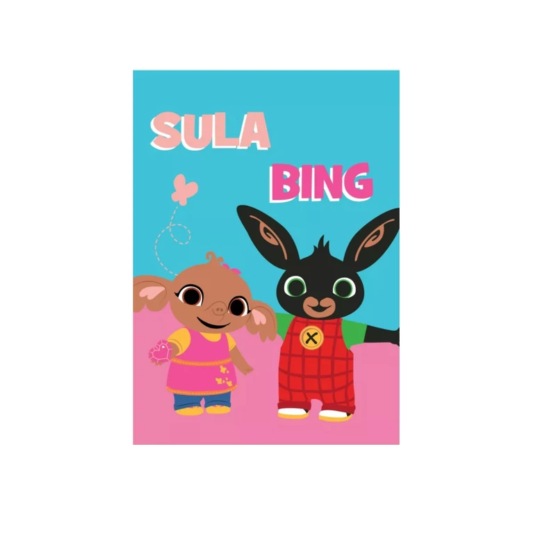 Bing nyuszi és Sula kislányos puha polár takaró