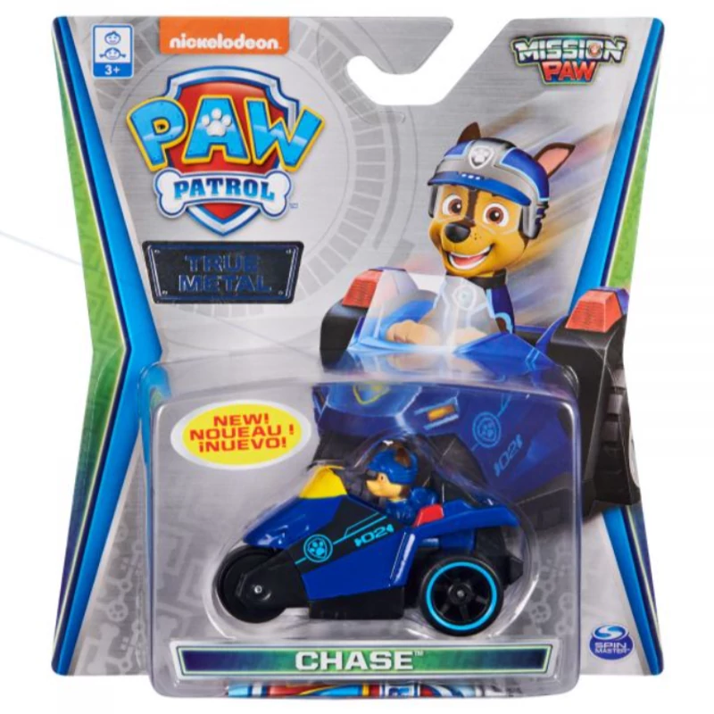Mancs őrjárat Chase gurulós fém kisautó 8 cm - Paw Patrol kisautó