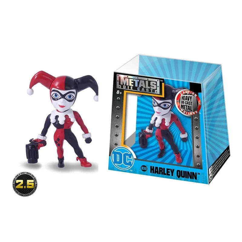 DC Harley Quinn kis fém figura díszdobozban 6 cm