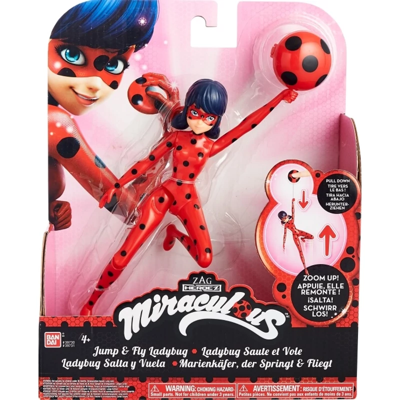 Miraculous mozgatható Katicabogár figura 19 cm