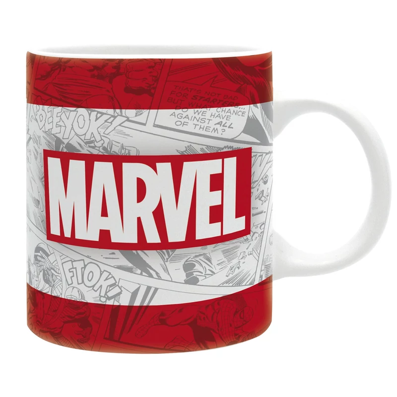 MARVEL logós prémium kerámia bögre