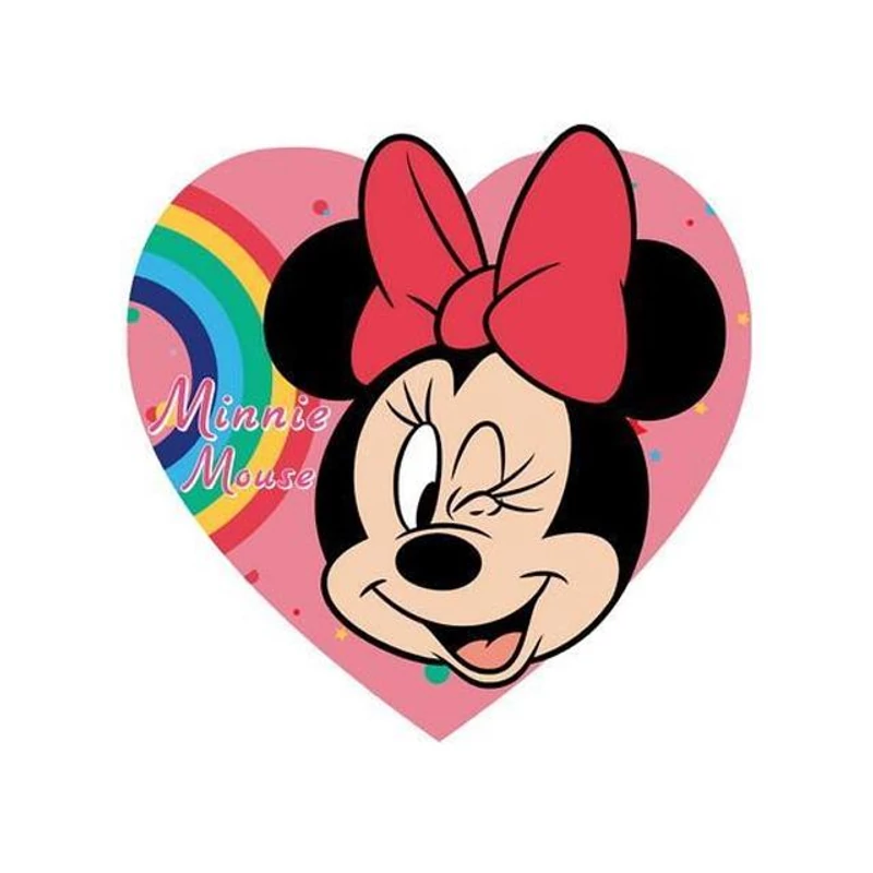 Minnie egér szív alakú mosható puha párna - Minnie Mouse párna
