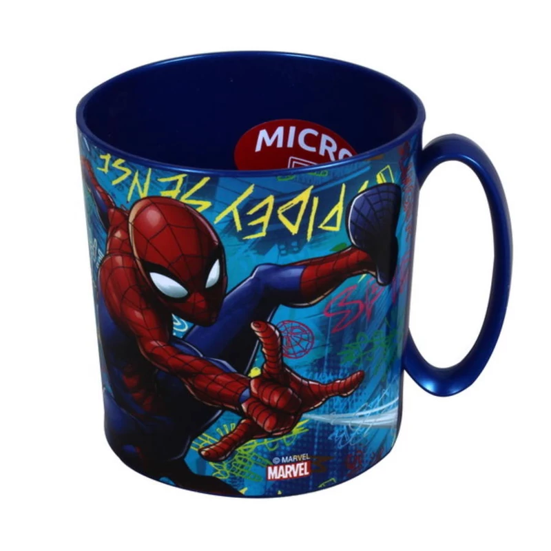 Pókember mikrózható Marvel műanyag bögre - Spiderman műanyag bögre