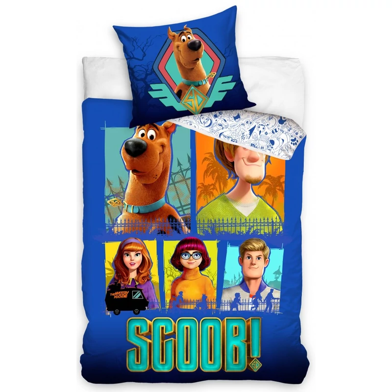 Scooby-Doo pamut ágyneműhuzat szett