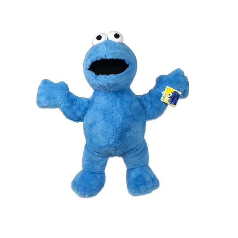 Szezám utca Süti szörny puha nagy plüssfigura 63 cm - Cookie Monster plüss