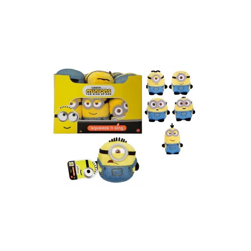 Minionok hangot adó plüssfigura 12 cm - Minions sound plush 12 cm