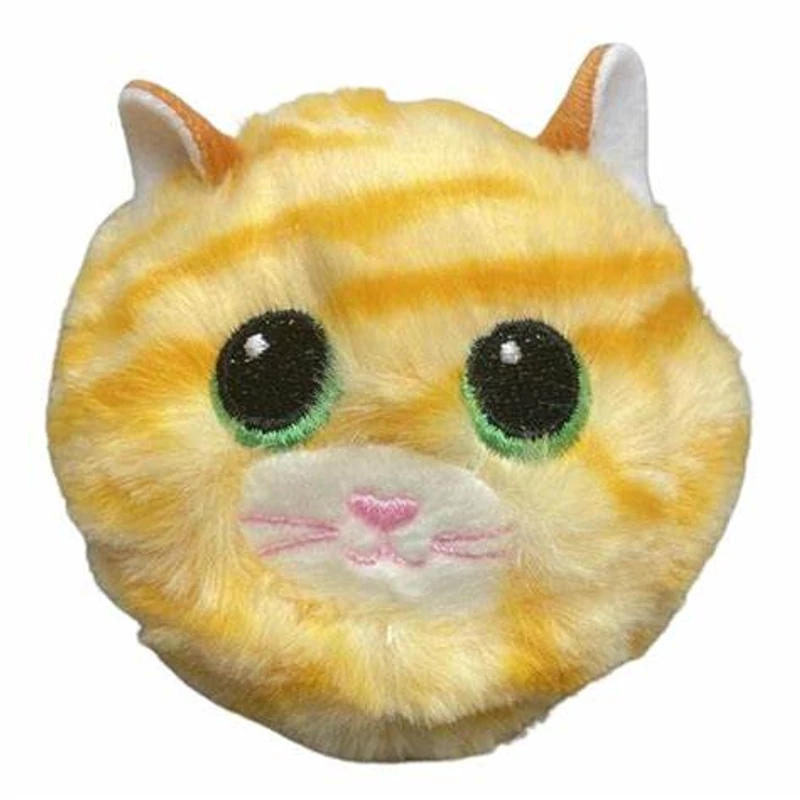 Ty Beanie Bouncers plüss figura PURRY - sárga macska 
